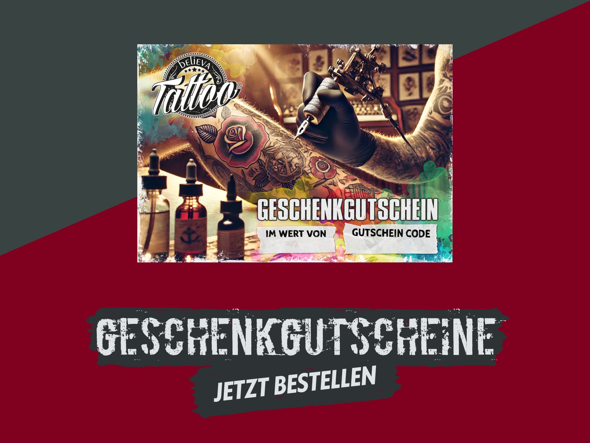 Gutscheine für Tattoo Fans